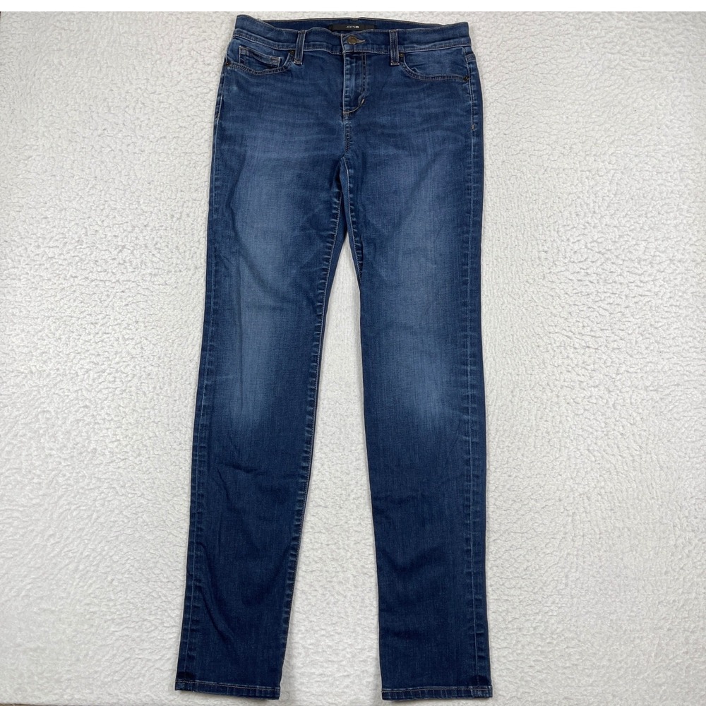 Joes Jeans Straight Leg Womens 28 Blue Diane Dark Wash Stretch Denim Pants